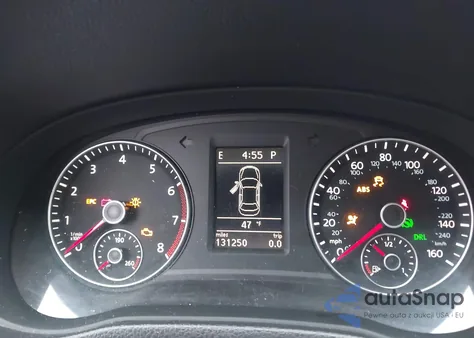 2012 Volkswagen Passat 2.5L Se from USA, damaged, VIN 1VWBP7A35CC100780